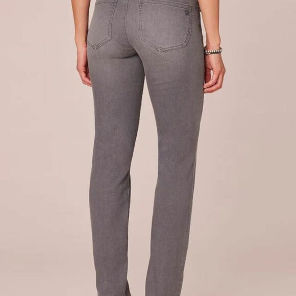 "Ab"solution Grey Denim Booty Lift Straight Leg Jeans "Ab"solution Sz 6 - Picture 2 of 11